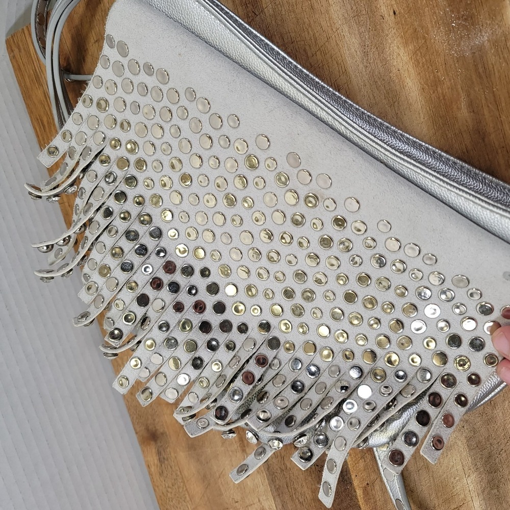 Imoshion Bling Silver Rhinestone & Studded Shoulder purse/handbag NWOT - Picture 6 of 10